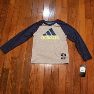Boys Adidas Climalite L/S Shirt